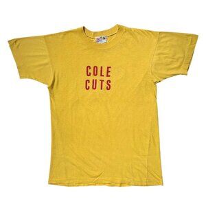 70s vintage Cole Cuts t-shirt Victor single stitch slogan text graphic thin.